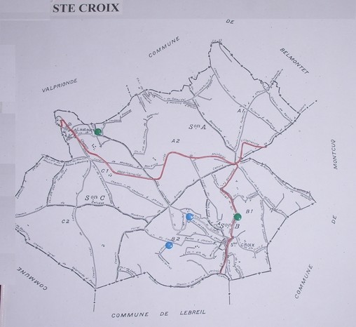 carte Sainte-Croix